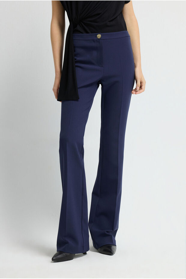 İspanyol Paça Gabardin Pantolon - 3