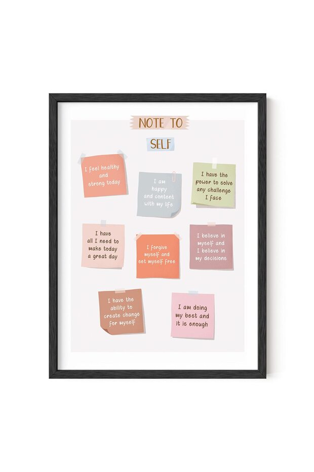 ALAYRA Motivational Posters for Office - Inspirational Quotes Wall Art, Counselor Gifts, Self Love Affirmations, Positive Classroom, Mindfulness, Mental Health (, UNFRAMED)40.6X30.5 CM