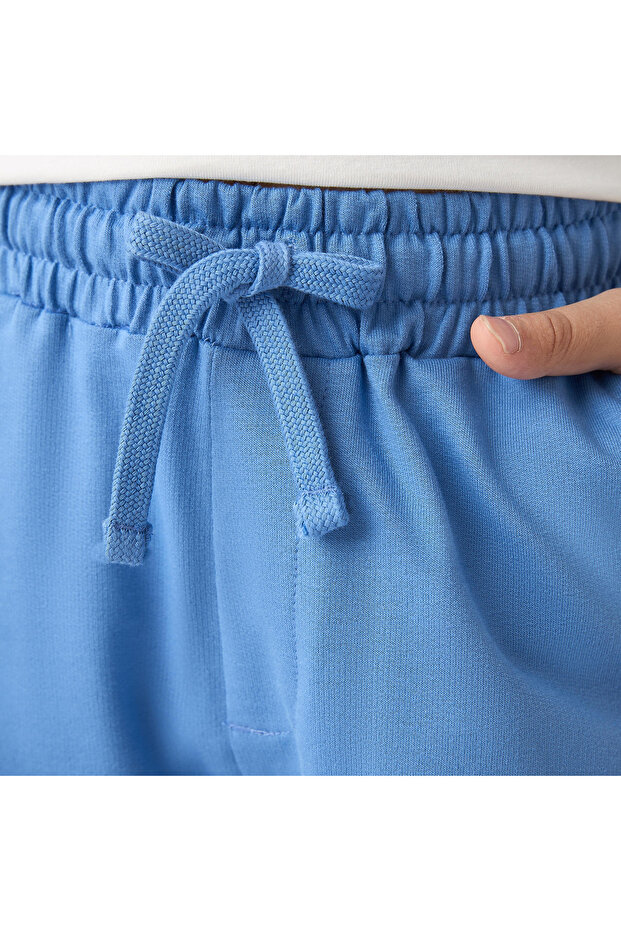 شورت سادة مع رباط للإغلاق وجيوب - 5