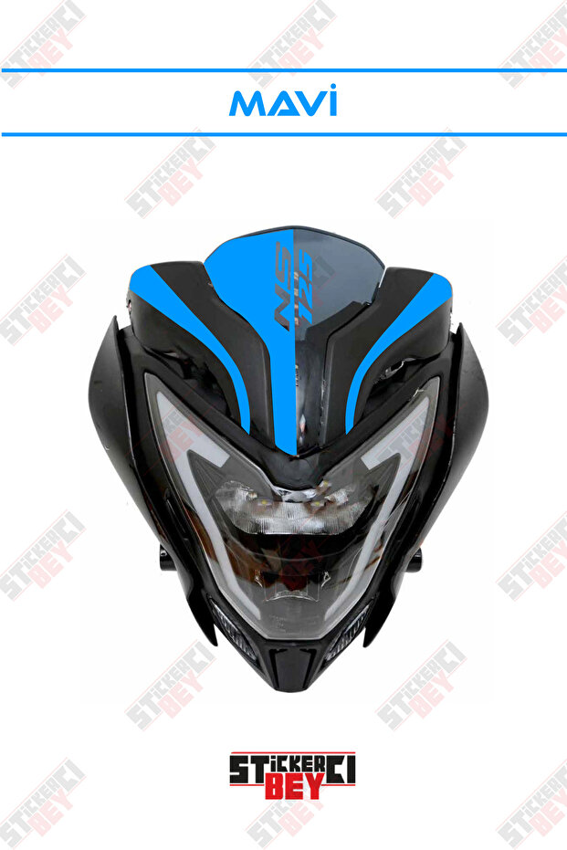 Pulsar Ns 125 Windshield Ns 125 Head Sticker Decal (Foil Cut)