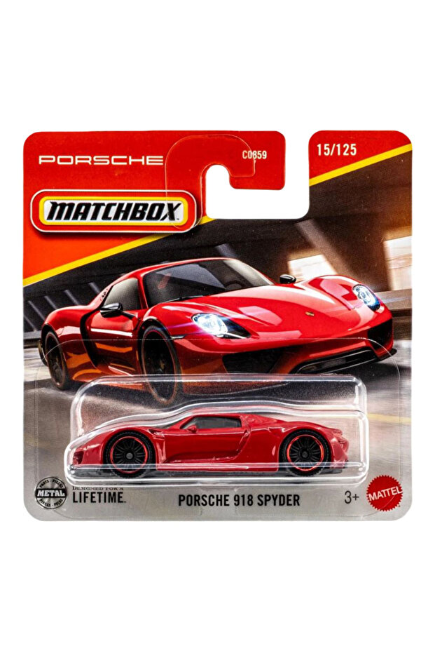 Matchbox Porsche 918 Spyder - Red (1/64) 2025 Production - Jbp23