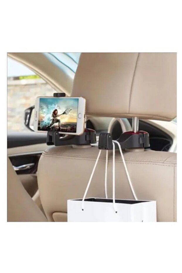 Car Seat Back Phone Holder or Bag Hanger