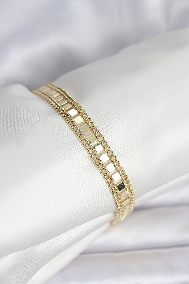 Sequin Chain Model Bracelet - 1