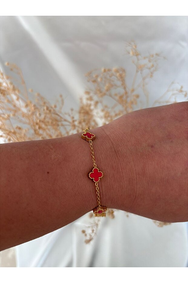 Yonca Model Çelik Bileklik - 3