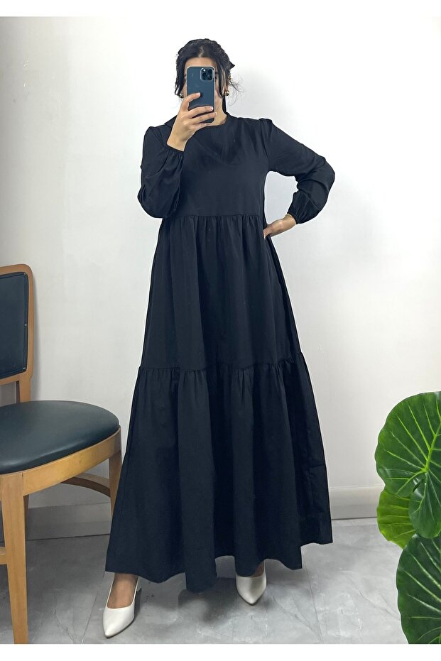 Rochie lungă cu talie înaltă - 3