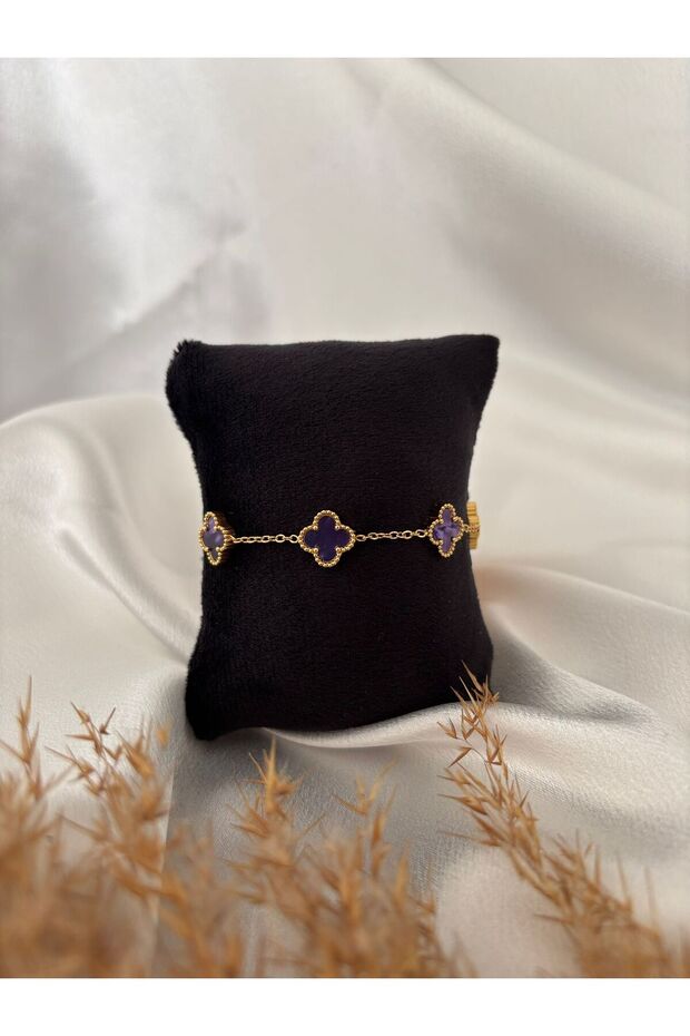 Yonca Model Çelik Bileklik - 3