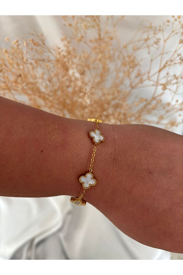 Yonca Model Çelik Bileklik - 2