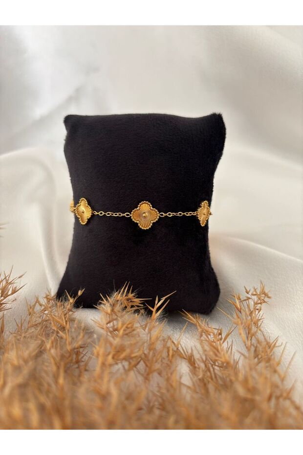 Yonca Model Çelik Bileklik - 2