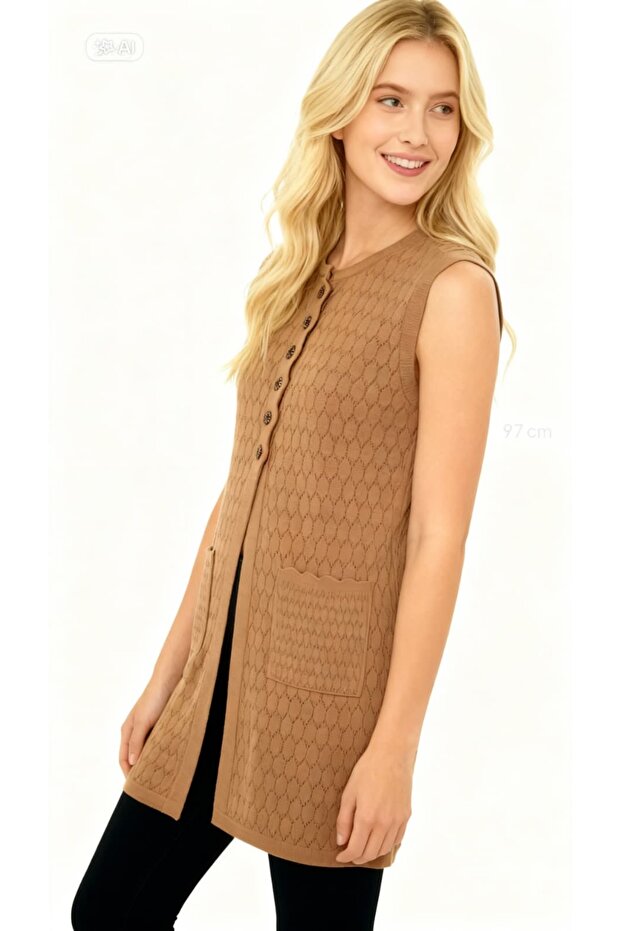 KADIN TRİKO YELEK - 3