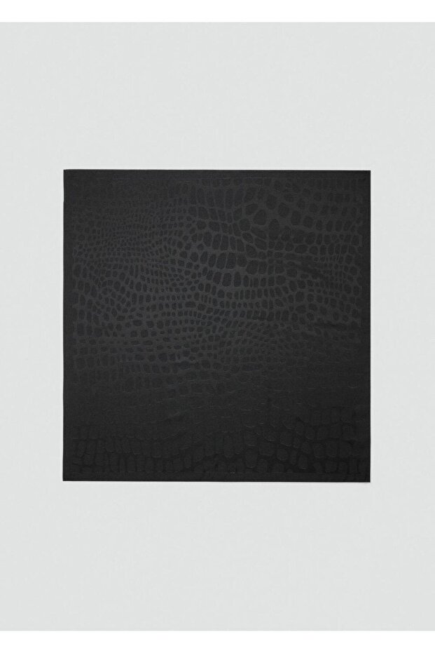 Leopar desenli fular - 2