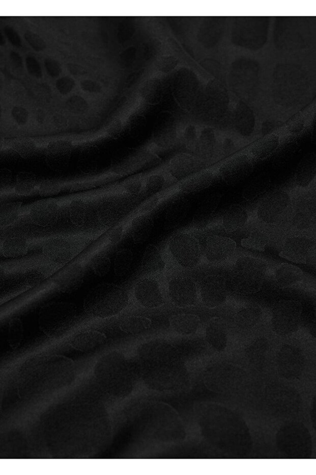 Leopar desenli fular - 1