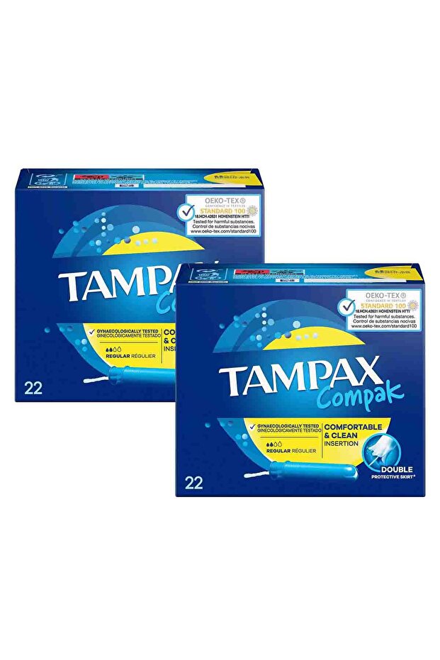 Compak Regular Aplikatörlü Tampon 22li x2 - 2