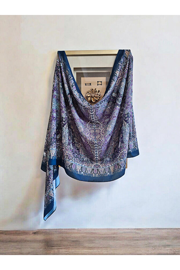 Soft Şal Sayedar Serisi Mor - 2