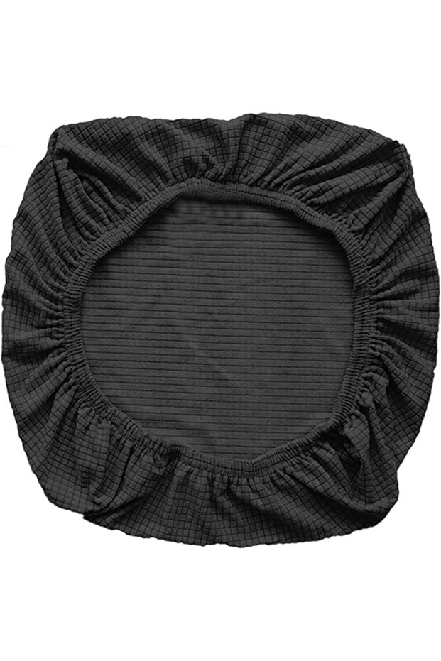 Office Chair Covers Elastic Stretch Computer Chair Seat Slipcovers (Black)