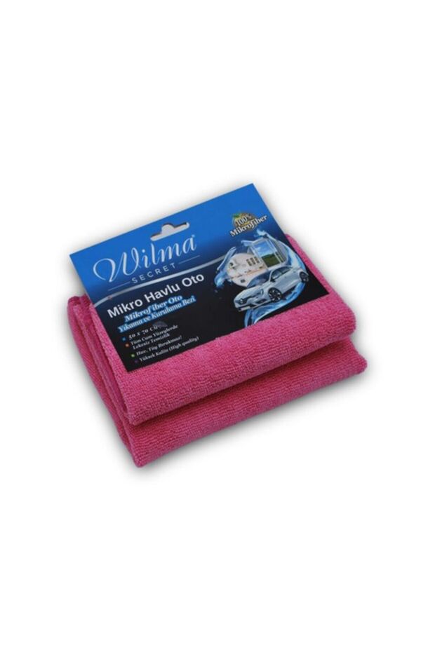 Microfiber Large Size Pink Drying Cloth - 2