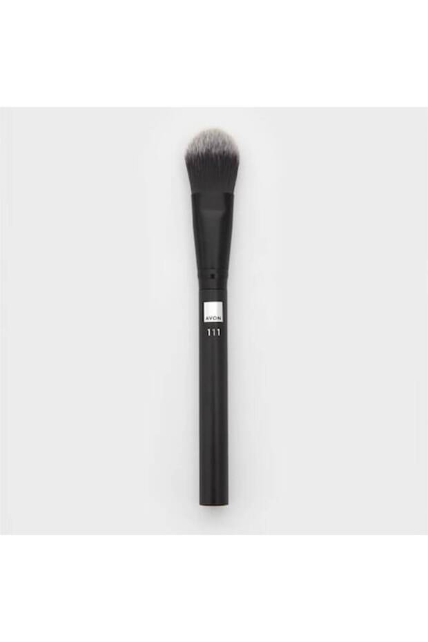 Flat brush for applying foundation, - 1