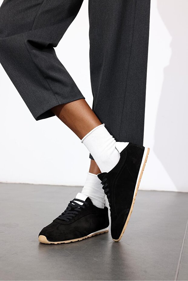 Siyah Basic Sneaker 25445 - 2