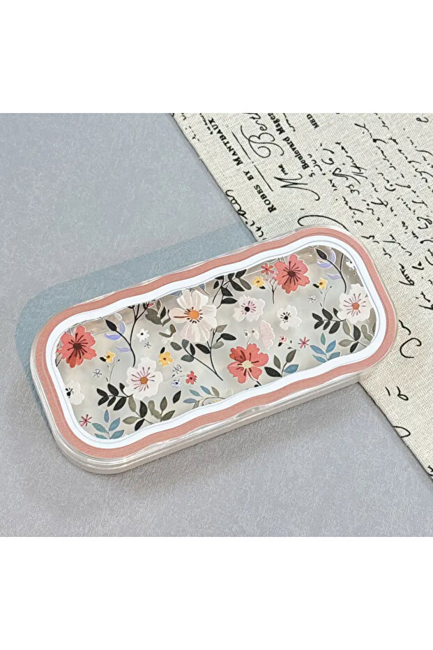 Eyewear Case Glasses Box Elegant and Protective Design with Flower
