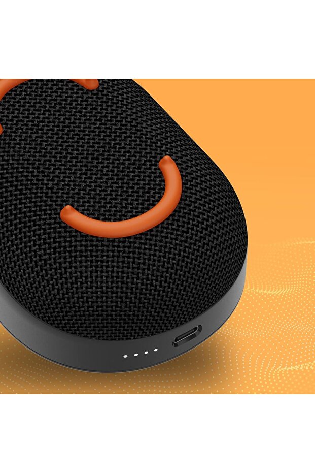 مكبر صوت لاسلكي محمول بتقنية بلوتوث من كيلو، أسود، عبوة من قطعتين - 4