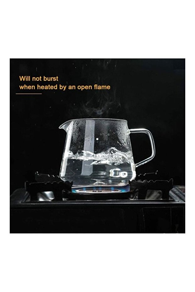 طقم ماكينة تحضير القهوة بالتقطير، متعدد الألوان، سعة 600 مل - 4