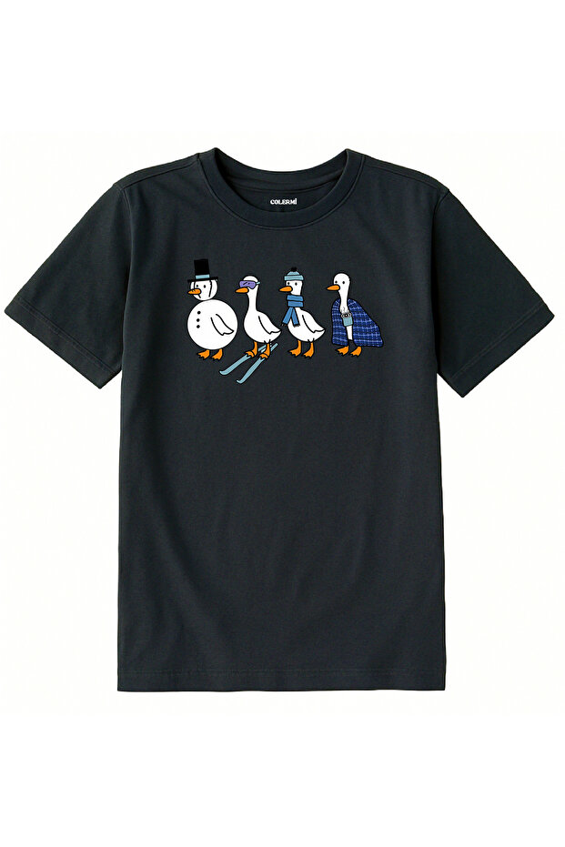 Cotton Fabric Children's T-Shirt – Space Rocket Printed T-Shirt