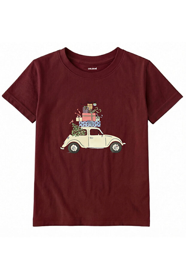 Cotton Fabric Children's T-Shirt – Gift Car Printed