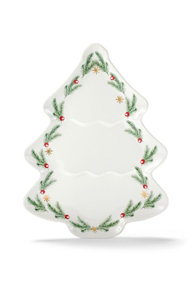 طبق بورسلين، متعدد الألوان - 3