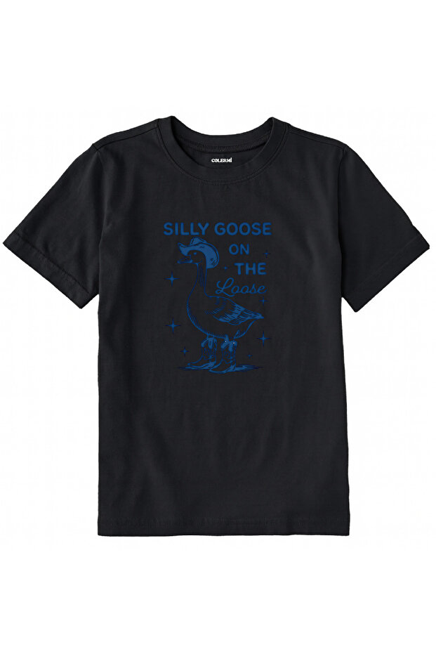 Cotton Fabric Children's T-Shirt – Silly Goose Printed T-Shirt