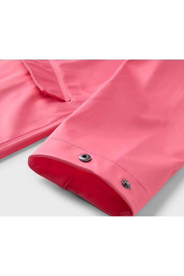 Kadın Yağmurluk, PU, Pembe - 5