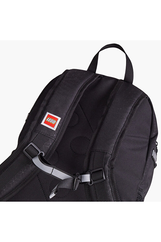 Floral Print Backpack with Adjustable Straps and Zip Closure - 44x34x28 cms - 5