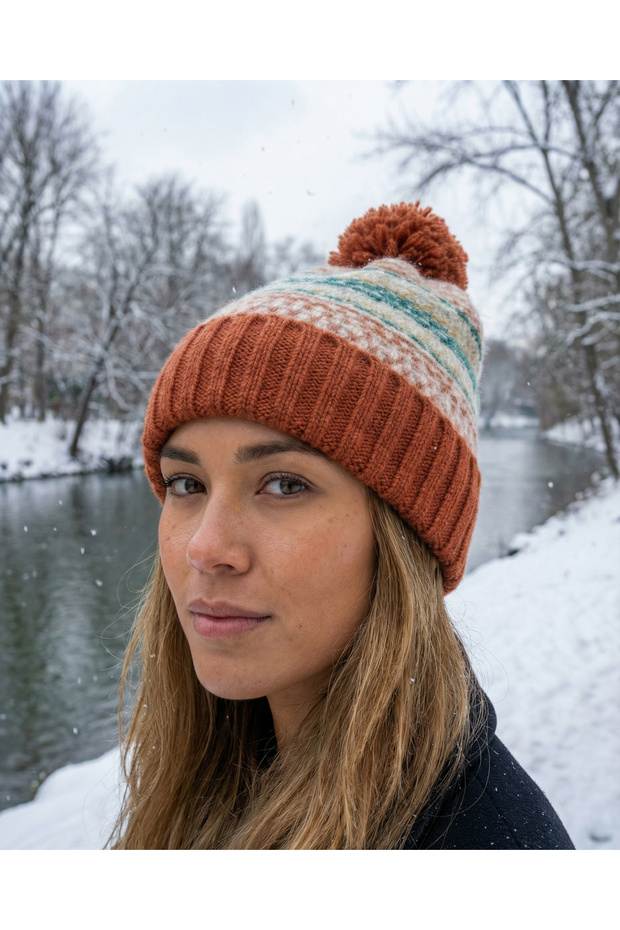 Alpine Chic Triko Kadın Bere - 2