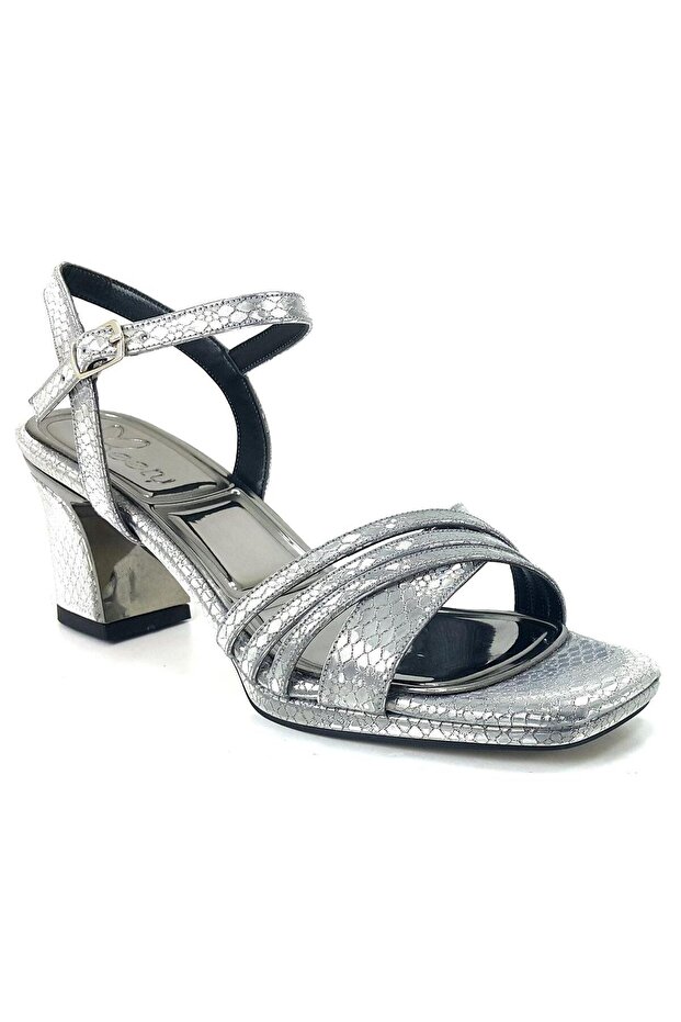910 24Ka Women's Evening Dress Shoes Platinum