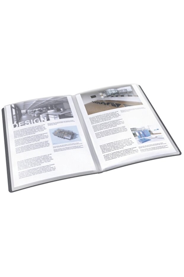 Presentation folder, Vivida Panorama, PP, 40 sheets, black, - 2