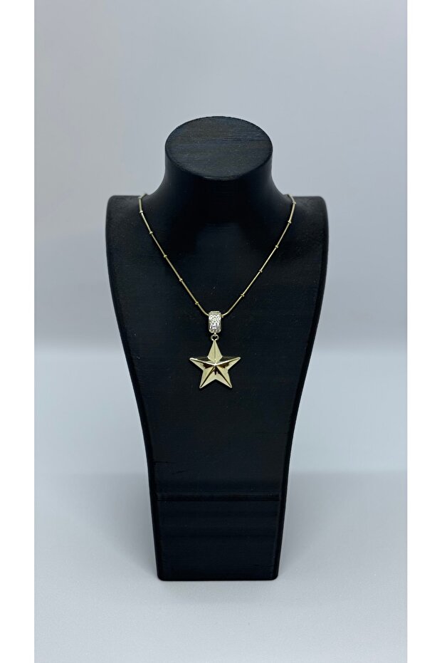 Yıldız Çelik Kolye - 2