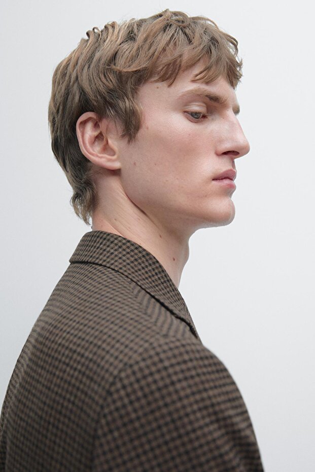 Yünlü blazer ceket - 4