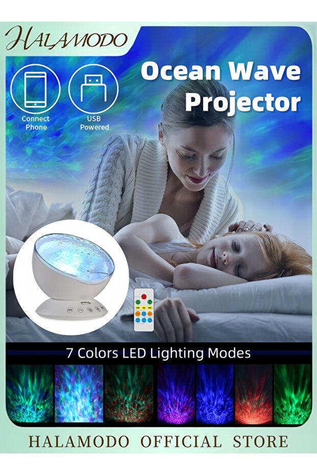 مصباح موجة المحيط الأبيض، جهاز عرض بصري - 1