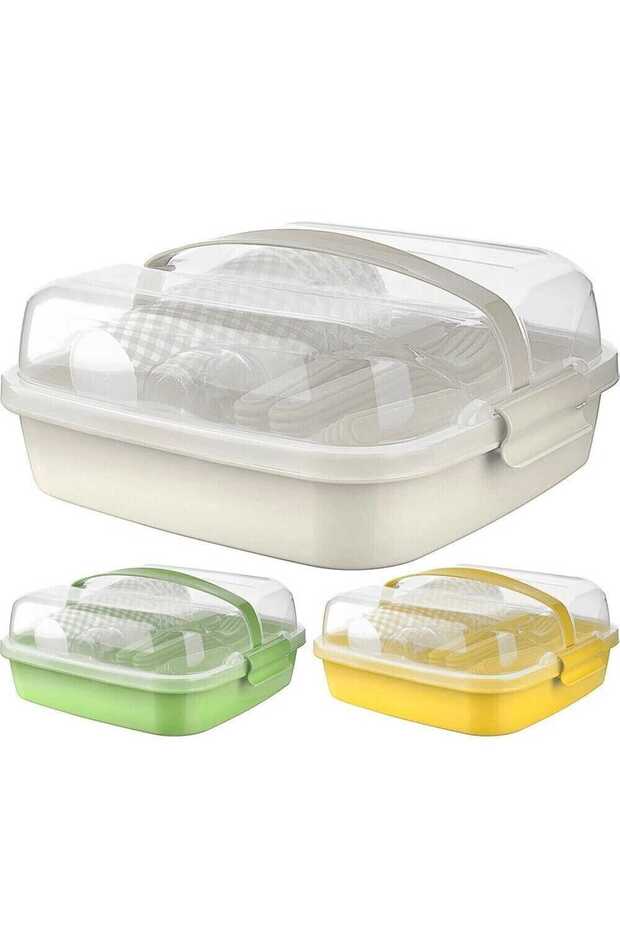 Plastic Deluxe Picnic Set, 32 pcs, Assorted, AP9146