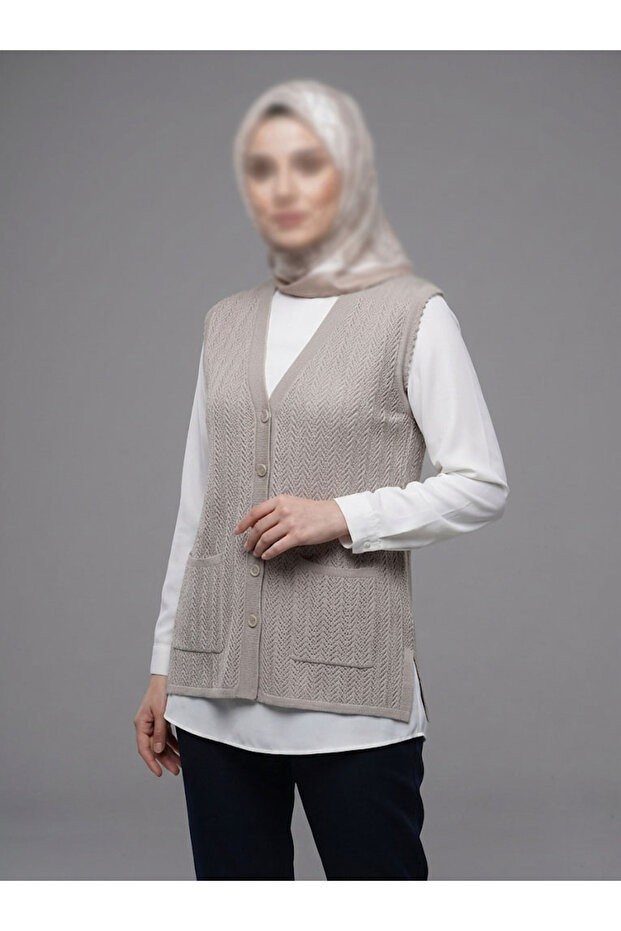 Knitwear Mother's Vest-3207