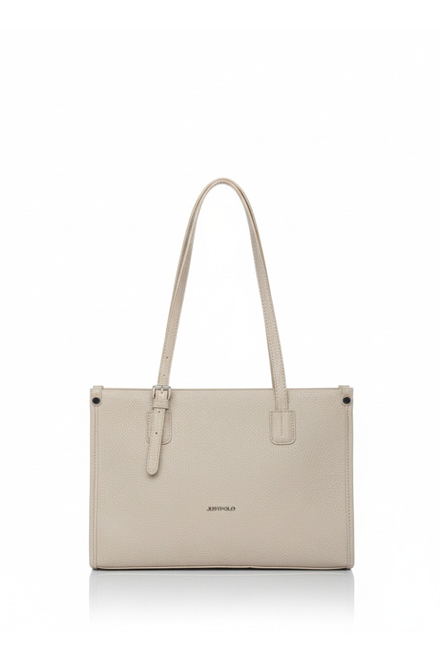 Original Polo Women's New Season Luxury Soft Leather Zippered Large Size Trendy & Stylish Hand & Shoulder Bag