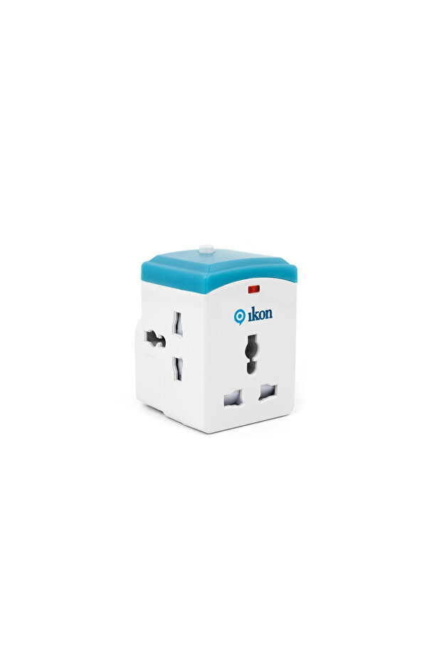 3 Way Multi Adapter with Night Light IK-301M