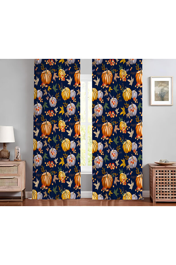 ستارة خلفية بتصميم اليقطين ذات الجناح الواحد - 3