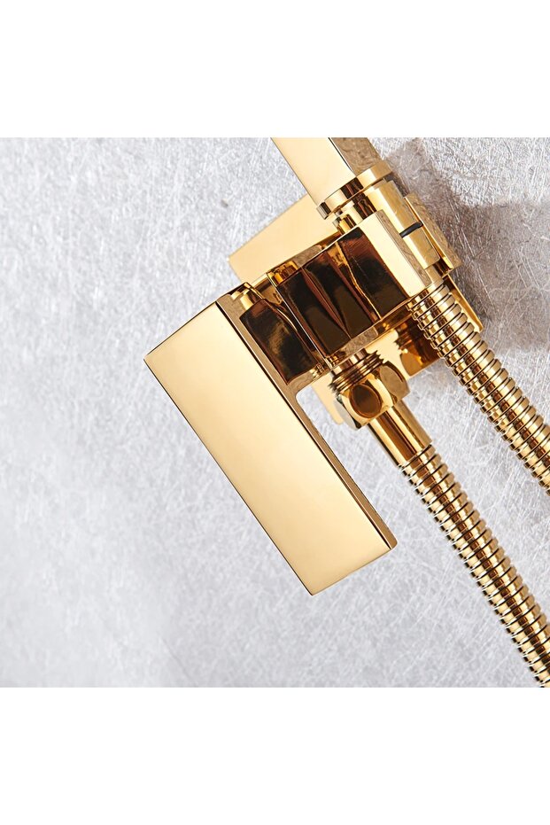 Duș igienic auriu, design unic - 3