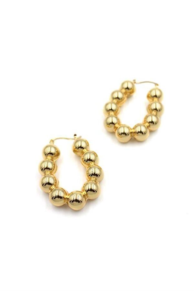 حلق معدني - ذهبي - 2