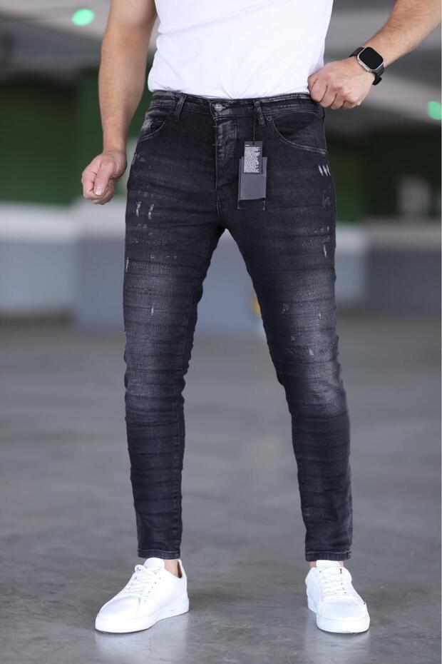 بنطلون جينز رجالي فاخر من ماركة DSQ - 1