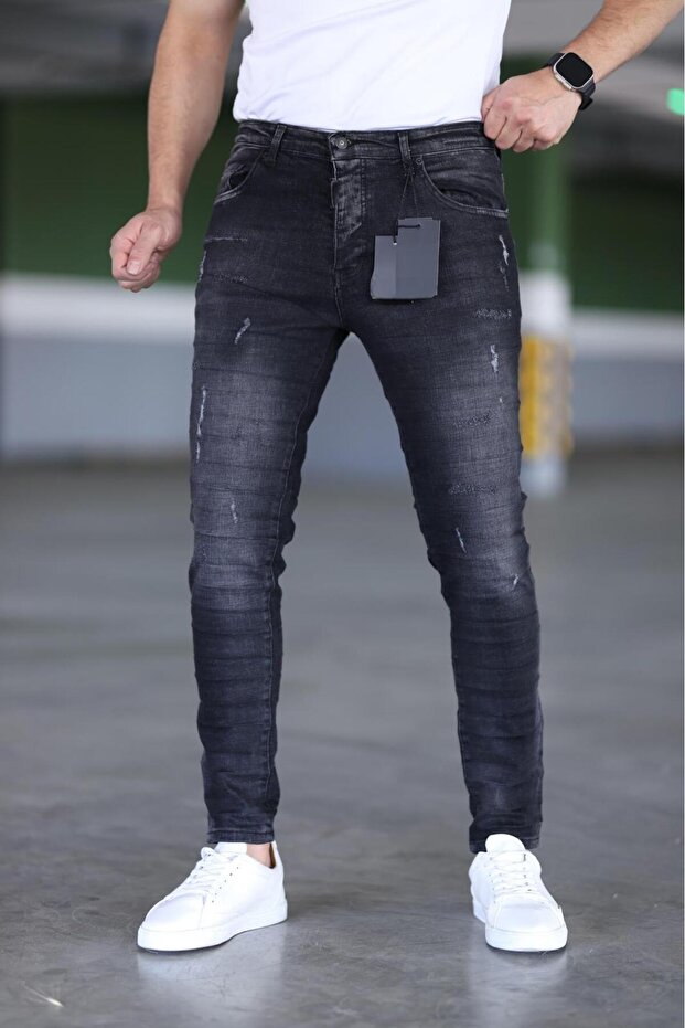 بنطلون جينز رجالي فاخر من ماركة DSQ - 1