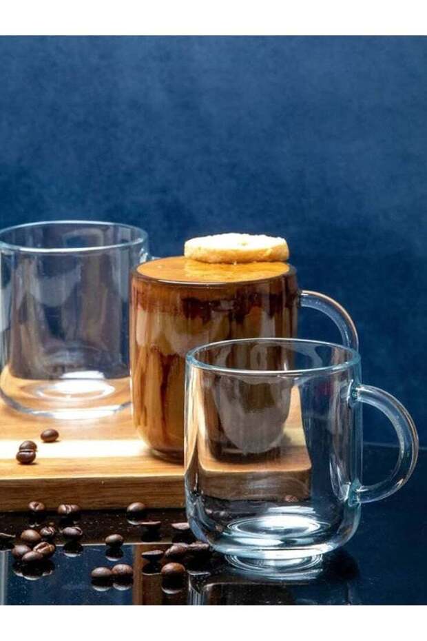 Pasabahce Iconic Mug 245cc – 6-Piece Hot Beverage Mug Set
