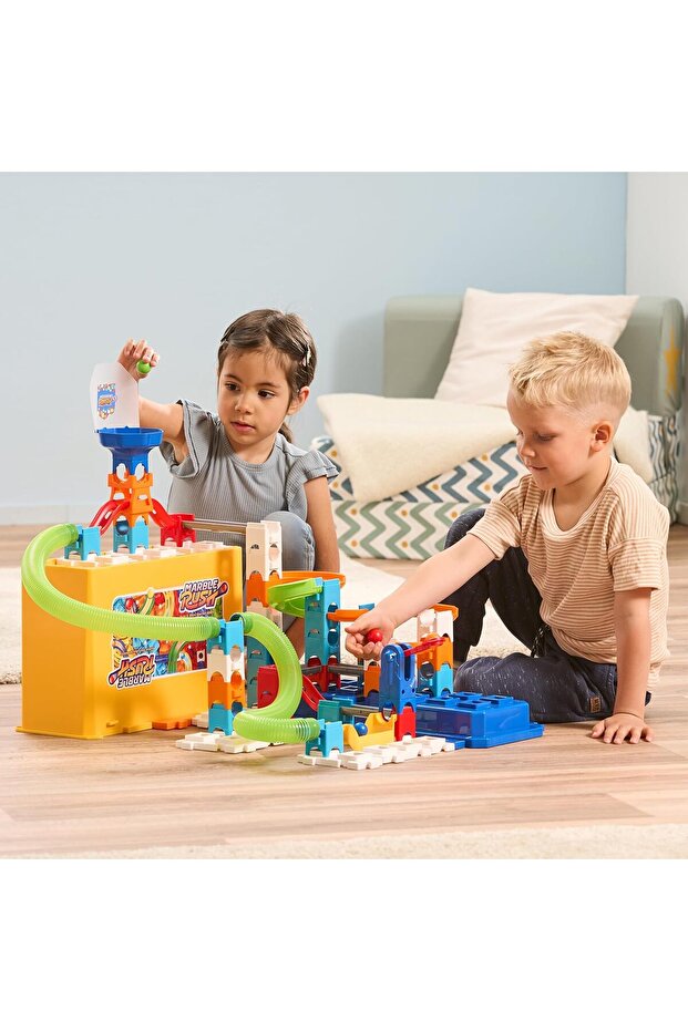Vtech Marble Rush - Build & Store Box Set M400 - Interactive Marble Run - 5