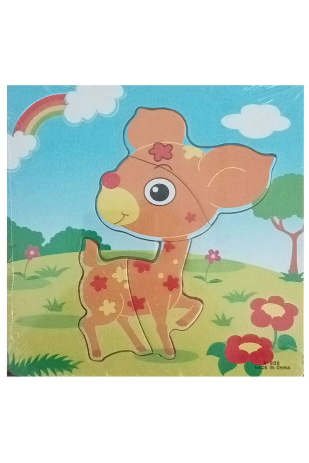 Little Gazelle 4 Piece Wooden Puzzle Jigsaw Pazıl