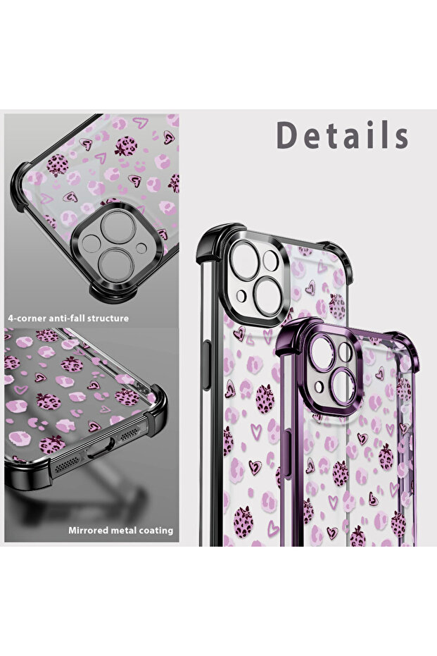 حافظة واقية من السيليكون الشفاف المتوافقة مع هاتف iPhone 14 Plus بأنماط الفراولة - 7