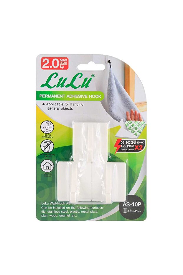 Permanent Adhesive Wall Hook